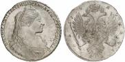 1 rouble 1734 year