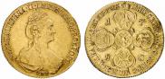 10 рублей 1780 года