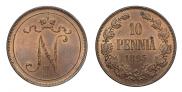 10 pennia 1895 year