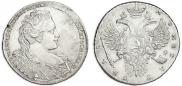 1 рубль 1731 года