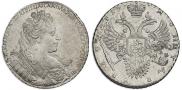1 rouble 1731 year