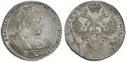 1 рубль 1733 года