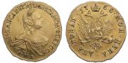 2 roubles 1758 year