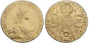 10 roubles 1769 year
