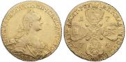 10 roubles 1774 year