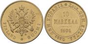 10 markkaa 1905 year