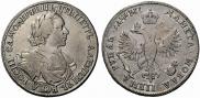 1 rouble 1718 year
