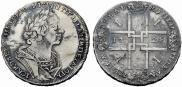 1 rouble 1724 year