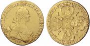 10 roubles 1776 year
