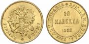 10 markkaa 1882 year