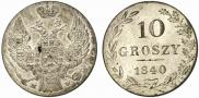 10 groszy 1840 year
