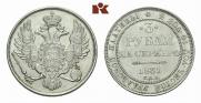 3 roubles 1831 year