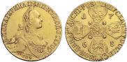 10 рублей 1768 года