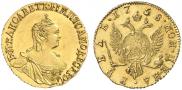 1 рубль 1758 года