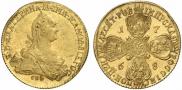 10 рублей 1768 года