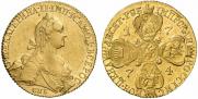 10 roubles 1774 year