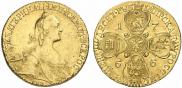 10 roubles 1766 year