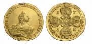 10 roubles 1758 year