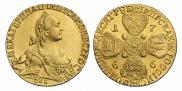 10 roubles 1766 year