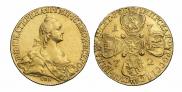 10 roubles 1772 year