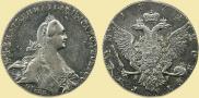 1 rouble 1772 year