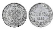1 markka 1866 year