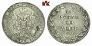 1,5 рубля - 10 злотых 1834 года