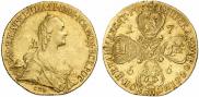 10 roubles 1766 year