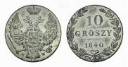 10 groszy 1840 year