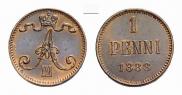 1 penni 1888 year