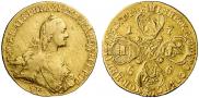10 roubles 1766 year