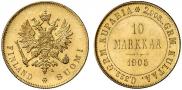 10 markkaa 1905 year