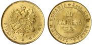 10 markkaa 1882 year