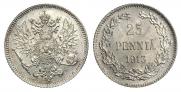 25 пенни 1913 года