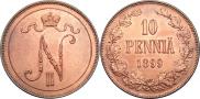 10 pennia 1899 year