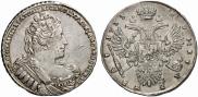 1 rouble 1733 year