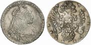 1 rouble 1737 year