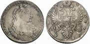 1 rouble 1737 year