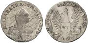 6 groszy 1761 year
