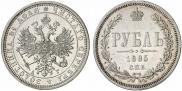 1 rouble 1885 year