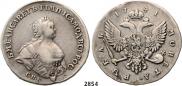 1 rouble 1741 year
