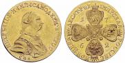 10 roubles 1762 year