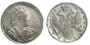 1 rouble 1733 year