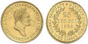 25 злотых 1828 года