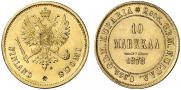 10 markkaa 1878 year