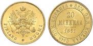 20 markkaa 1891 year
