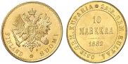 10 markkaa 1882 year