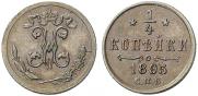 1/4 копейки 1895 года