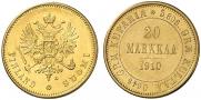 20 markkaa 1910 year