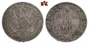 1,5 roubles - 10 złotych 1834 year